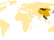 Map of the distribution of Buddhists in the world - color difficulties? click herehttp://en.wikipedia.org/wiki/Image:Buddhism_percentage_by_country.png.