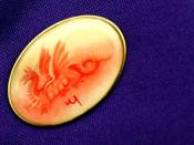 red dragon society pin