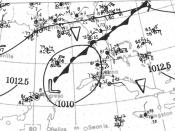 English: Surface weather analysis of Atlantic Tropical Storm 6 of the 1911 season.