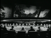 English: The War Room with the Big Board from Stanley Kubrick's 1964 film, Dr. Strangelove.