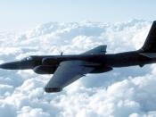 The Lockheed U-2, which first flew in 1955, provided intelligence on Soviet bloc countries.