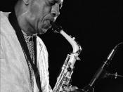 English: American jazz saxophonist Ornette Coleman