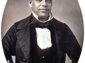 Daguerreotype of Antonio López de Santa Anna