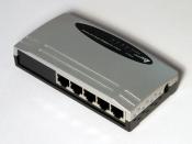 Ethernet switch Atlantis A02-F5P 5 ports backend