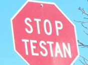 English: Mohawk Stop Sign