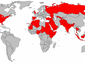 Countries in which Islamist terrorist attacks have occurred on or after September 11, 2001.