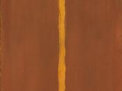 Barnett Newman, Onement 1, 1948. During the 1940s Barnett Newman wrote several important articles about the new American painting.