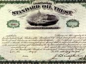 Standard Oil Trust Certificate 1896