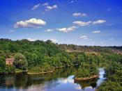Lehigh River near Slatington, Lehigh County–Northampton County line.