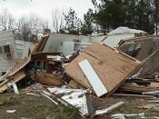 Home struck by F2 tornado