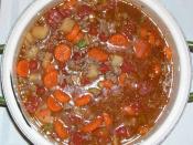 A nice beef stew for dinner.