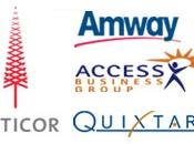 Alticor Corporate logo Alticor has major subsidiary companies Quixtar and Amway. This image is of the Alticor composite logo with subsidiaries, refactored for size.