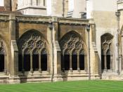 The cloister of Westminster Abbey, London, England Español: El claustro de la Abadía de Westminster, Londres