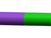 Ball-and-stick model of the sodium chloride molecule, NaCl. Structural information (determined by microwave spectroscopy) from CRC Handbook, 88 th edition. Image generated in Accelrys DS Visualizer.