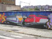 Train-graffiti