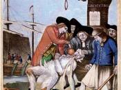 The Bostonians Paying the Excise-man, or Tarring and Feathering.