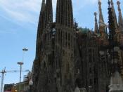 English: Sagrada Familia by Antonio Gaudí, Barcelona, Spain Česky: Chrám Sagrada Familia od Antonia Gaudího, Barcelona, Španělsko