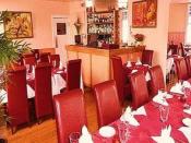 English: Picture of inside of Diwa Indian Restaurant, Maidenhead