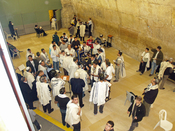 Bar Mitzvah celebrated inside the Western Wall tunnel in Jerusalem