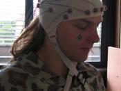 Research Participant with 32 electrode EEG