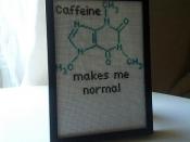 Caffeine needlepoint: done! =D