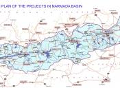 English: Plan of Water Resources schemes in the narmada Basin