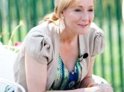 English: J.K. Rowling reads from Harry Potter and the Sorcerer's Stone at the Easter Egg Roll at White House