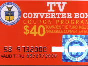 An example of the NTIA converter box $40 subsidy 