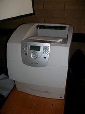 English: T644 laser printer.