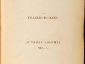 title page of the first edition book of Great Expectations by Charles Dickens