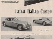 1947 Italian Cars