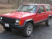 1984-1996 Jeep Cherokee photographed in Kensington, Maryland, USA. Category:Jeep XJ Cherokee