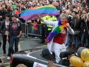 English: Sir Ian Murray McKellen, CH, CBE at Manchester Pride 2010