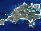 This is a map of the Rottnest Island, Western Australia.