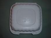 A Plastic Pactiv food container.