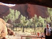 Uluru rock paintings