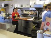 Waitresses working at Waffle House, Fort Worth, Texas