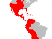 The Spanish American colonies at their maximum extent (after the Peace of Paris, 1783)