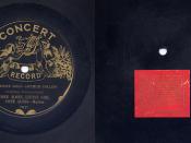 Concert Record 78 rpm License Label, Undated