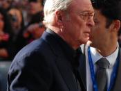 Michael Caine at the European premiere of The Dark Knight