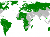 English: A map of parties to the First Optional Protocol to the International Covenant on Civil and Political Rights. Parties in dark green, countries which have signed but not ratified in light green, non-members in grey. Source data: http://www2.ohchr.o