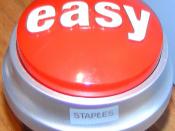 A Picture of an Staples, Inc. easy button
