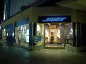 Bose retail store located in Century City, LA, USA