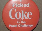 English: A Coke pin