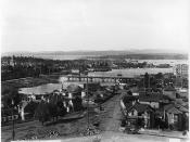 Victoria from cathedral tower, BC, 1897