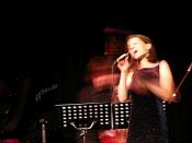 Artist Woman Singing Concert in Jazz Club