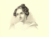 English: Illustration, depicting Catharine Maria Sedgwick from the book Female Prose Writers of America by John Seely Hart.
