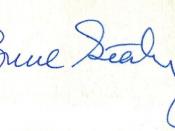 English: Bruce Sterling's signature