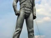 Statue of Michael Jackson in Eindhoven, the Netherlands