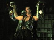 English: Till Lindemann, singer of German band Rammstein